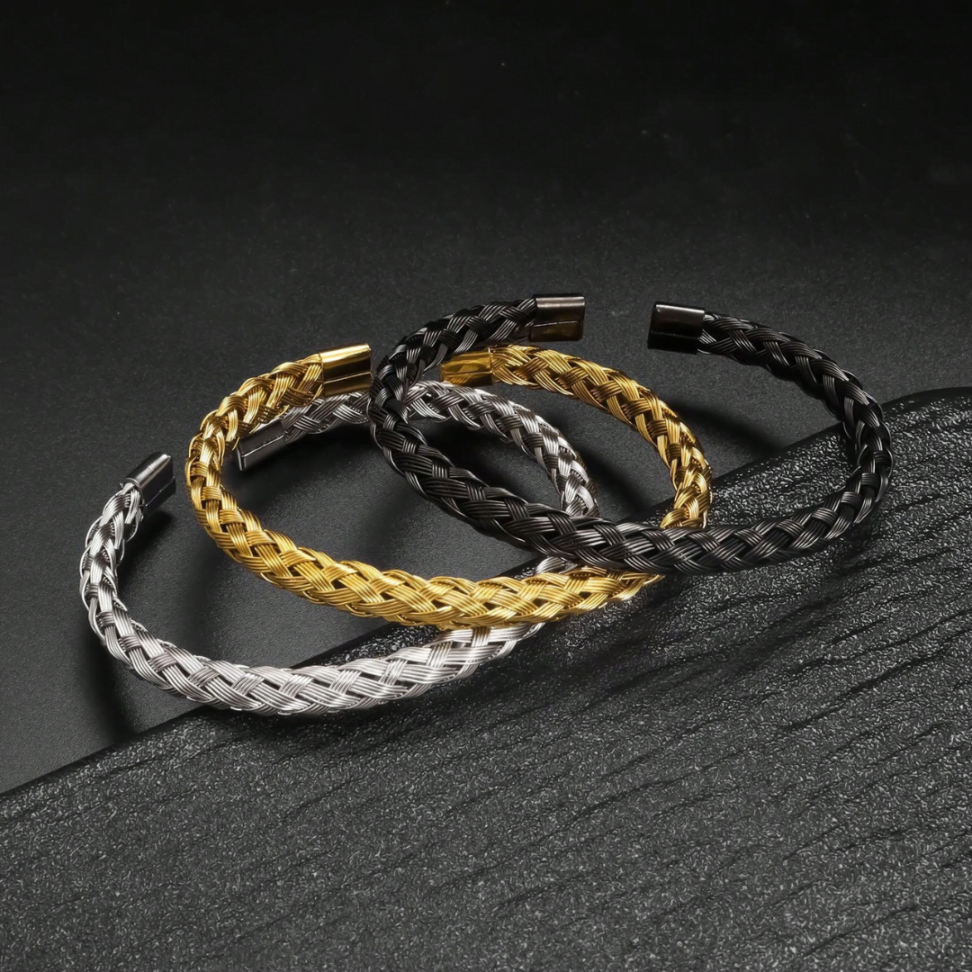 'Mens Steel Pulse Bracelet'