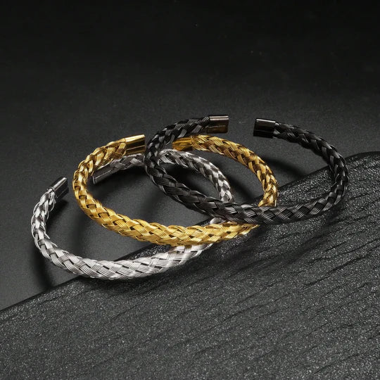 'Mens Steel Pulse Bracelet'