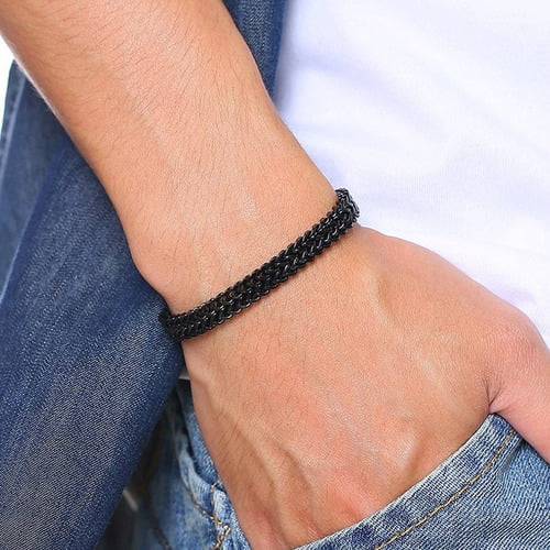 Onyx Stainless Steel  Bracelet