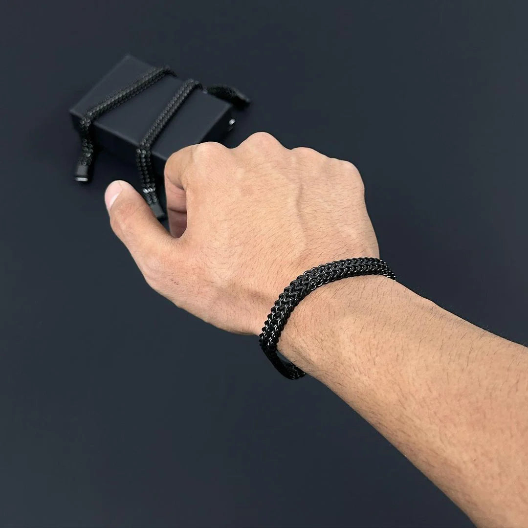 Onyx Stainless Steel  Bracelet