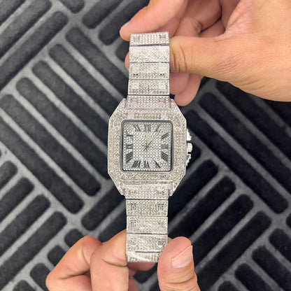 Premium Iced Cartier Watch