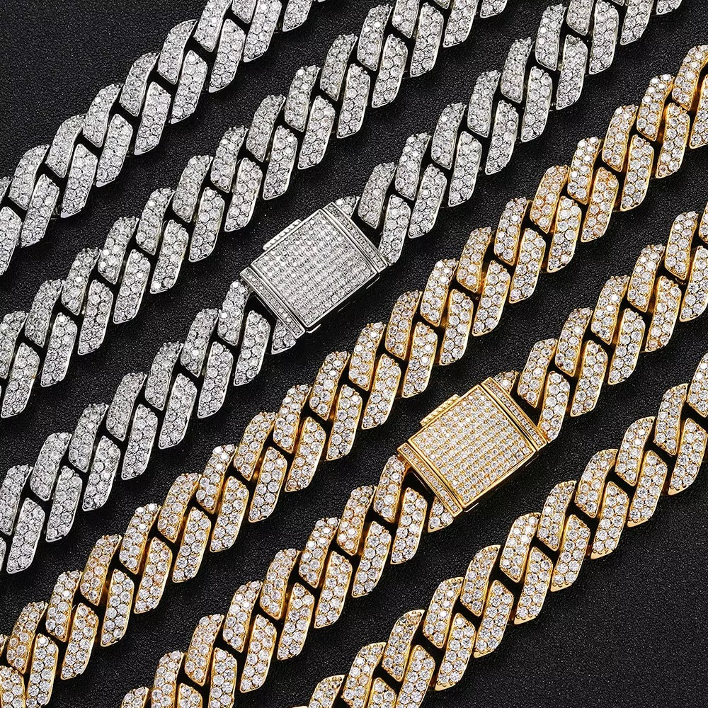 Diamond Iced Bracelet & Necklace