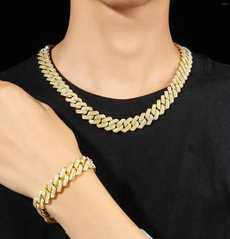 Diamond Iced Bracelet & Necklace